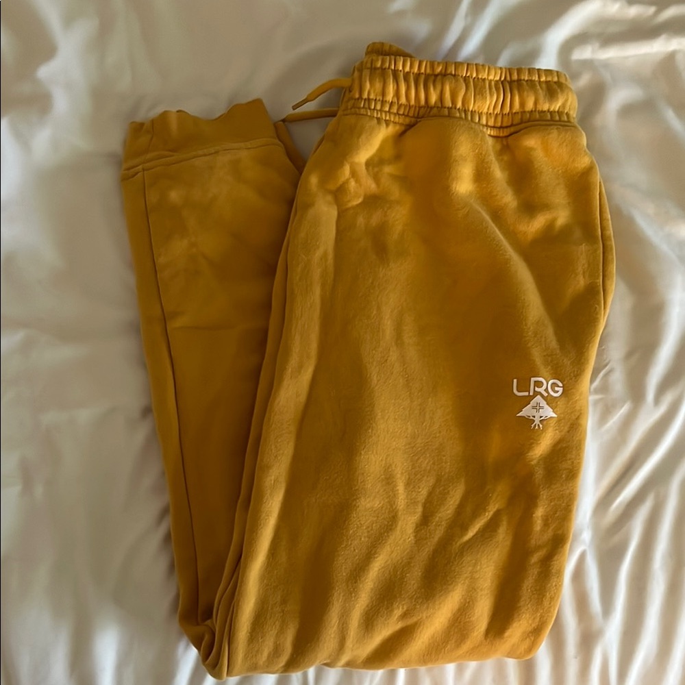 LRG Yellow Sweatpants